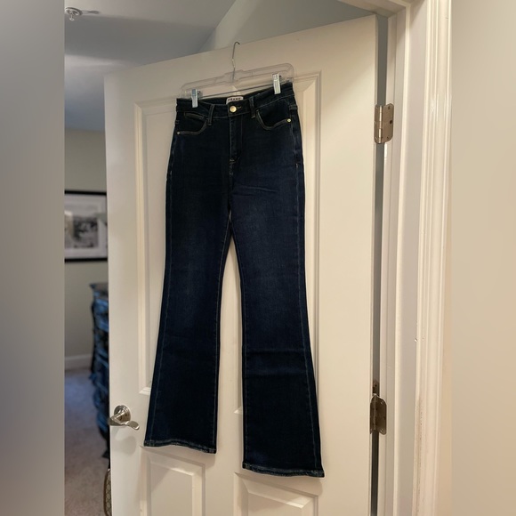 💙 NWT FRAME jeans mid-rise stretch flare - Picture 3 of 12